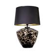 4 Concepts Parma Small Glass Table Lamp in Beige & White