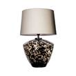 4 Concepts Parma Small Glass Table Lamp in Black & Gold