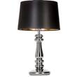4 Concepts Petit Trianon  Small Platinum Glass Table Lamp in Black & Copper