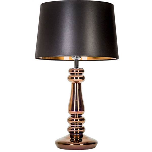 4 Concepts Petit Trianon  Small Copper Glass Table Lamp