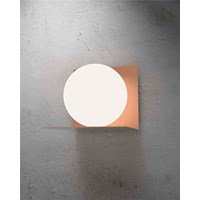 Balance 15x15 Wall Light White Blown Glass