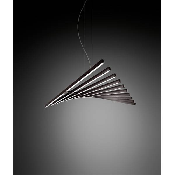Vibia Rhythm Horizontal Small Forty-Light LED Pendant with Groundbreaking Design