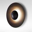 Marset Ginger 60 C Large LED Wall Light with Lacquered Metal Aluminium Dissipater in Wenge-Wenge