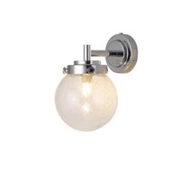 Globe Mini Wall Light Seedy Clear Glass