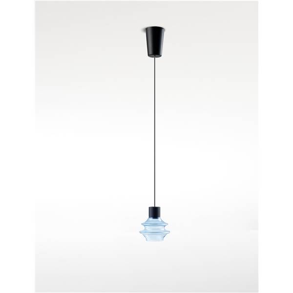 Bover Drop/Drip Drop S/01L One-Light LED Pendant with Borosilicate Glass Shade