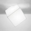Artemide Edge 30 Large White Ceiling/Wall Lamp with Square Shaped Technopolymer