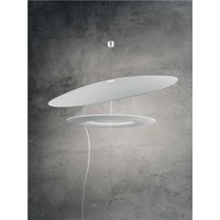 Madame Blanche P2 Large LED Pendant Two Parallel Flying Rings