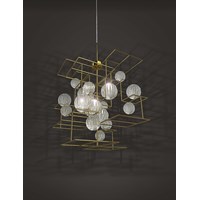 Moule S1 Four-Light Chandelier Blown Glass Shade