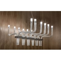 Twelve-Light Crystal Chandelier