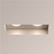 Astro Trimless Twin Adjustable Fire Rated White Recessed Downlight