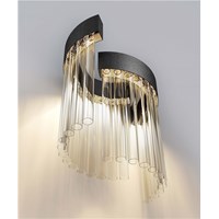 Ice LED Wall Lamp Blown Glass Tube