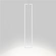 Inarchi Frame 28/100 V Medium Vertical LED Pendant with Sculpture & Grasping Outline in White