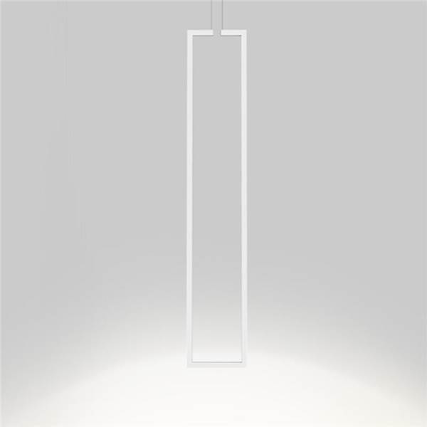 Inarchi Frame 22/124 V Large Vertical LED Pendant with Sculpture & Grasping Outline