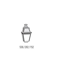 Avenue 3 Clear Glass Wall Light Four-Sided Lantern