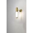 Il Fanale Etoile Downward Wall Light Brass & Borosilicate Glass in Natural Brass