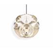 Tom Dixon Curve Ball Silver Pendant Light with Microscopic Precision-Pierced surface in Large