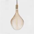 Tala Voronoi III Large Tinted Glass Bulb with Pendant in Brass