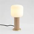 Tala Oblo 2700K LED Bulb with Touch Table Lamp in Oak Knuckle