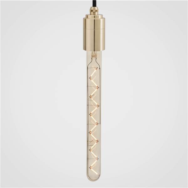Tala Totem III Large Tinted Bulb with Brass Pendant