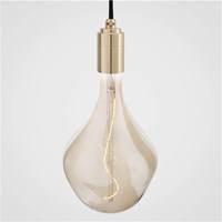Voronoi II Large Tinted Glass Bulb Pendant