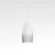 Marset Pleat Box 13 Small LED Pendant with Ceramic Diffuser in White-White