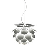 Discoco 88 Large Pendant Opaque Discs On Chrome Sphere