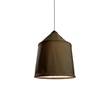 Marset Jaima 54 IP65 Medium Outdoor LED Pendant with Tapered Textile Shade in Green