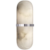 Melange Pill LED Wall Light Alabaster Shade