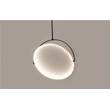 Innermost Kepler Steel Round LED Pendant with Mirco-Weave Fabric in Small