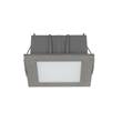 Linea Light Box C 4000K LED Recessed Downlight in Beton Dark Grey