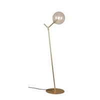 Atom  Clear Glass Floor Lamp