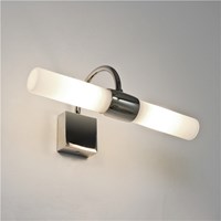 Dayton Wall Light Polished Chrome Frosted Glass