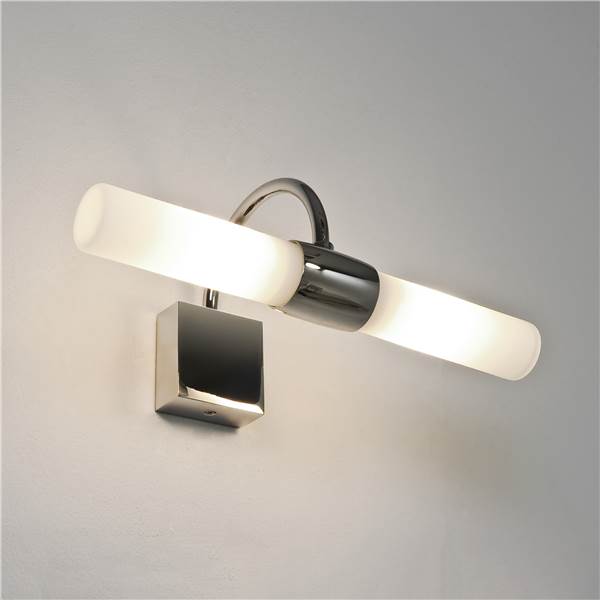 Astro Dayton Wall Light Polished Chrome with Frosted Glass