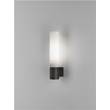 Astro Bari Frosted Glass Wall Light with Tube Base in Bronze