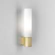 Astro Bari Frosted Glass Wall Light with Tube Base in Matt Gold