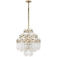 Adele Four Tier Waterfall Pendant Clear Acrylic