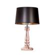 4 Concepts Petit Trianon Small Transparent Copper Glass Table Lamp in Black & Copper