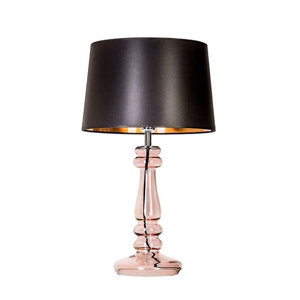 4 Concepts Petit Trianon Small Transparent Copper Glass Table Lamp