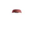 Marset Djembe C 42.13 Small LED Ceiling Surface with Stone Texture Outer  and smooth Satin White Inner in Red & Dimmable