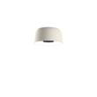 Marset Djembe C 42.21 Medium LED Ceiling Surface with Stone Texture Outer and smooth Satin White Inner in White & Dimmable