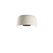 Marset Djembe C 42.28 Large LED Ceiling Surface with Stone Texture Outer and smooth Satin White Inner in White & DALI