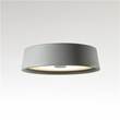 Marset Soho C 38 Small LED Ceiling Light with Methacrylate Opal Diffuser in Stone Grey & Dimmable