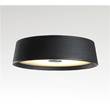 Marset Soho C 112 Large LED Ceiling Light with Methacrylate Opal Diffuser in Black