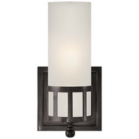 Openwork Single Frosted Glass Wall Sconce