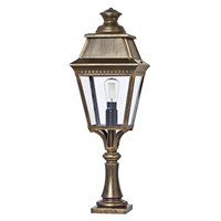 Avenue 3 Model 5 Clear Glass Pillar Mount Lantern