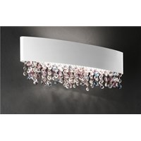 Ola A2 OV 50 LED Wall Light Coated Italian-Glass