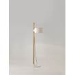 Aromas Riu Wood Floor Lamp Including Shade in White