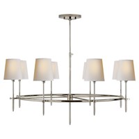 Bryant Large Ring Chandelier Natural Paper Shades