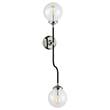 Visual Comfort Bistro Double Wall Sconce in Polished Nickel
