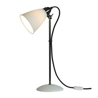 Hector 21 Table Lamp White Textured